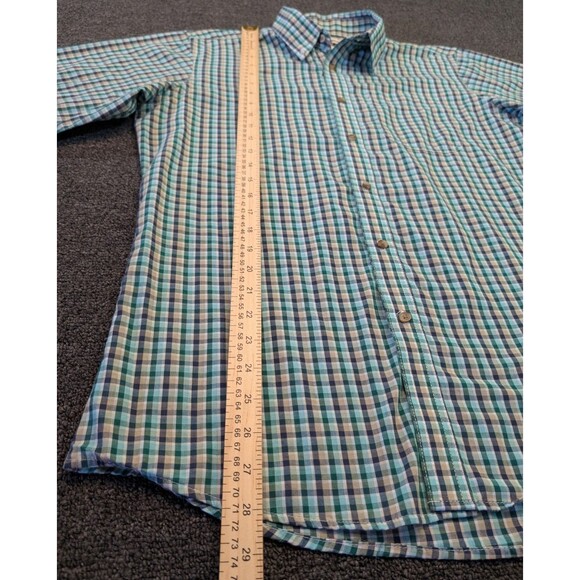 Wrangler Riata Shirt Mens XXL Plaid Button Down Short Sleeve - Picture 5 of 7